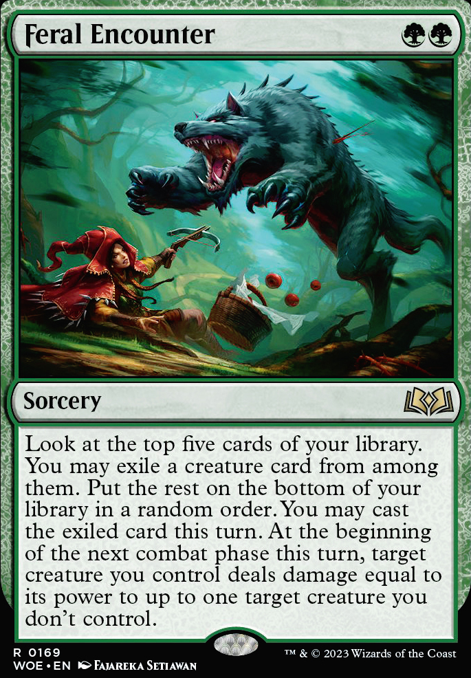 Feral Encounter feature for dino deck