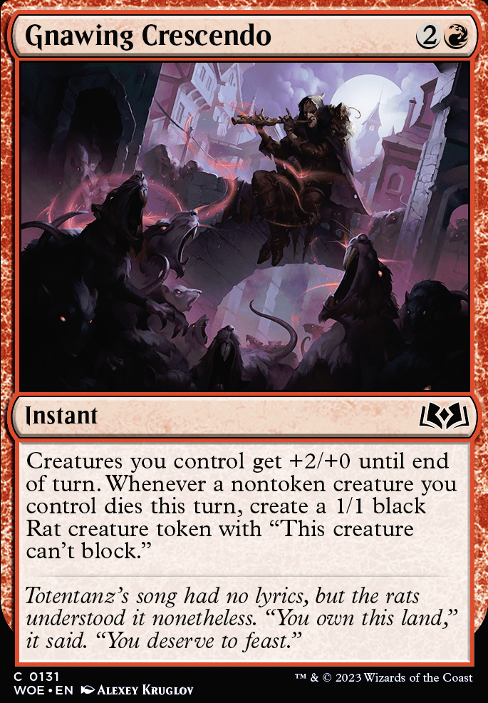 Featured card: Gnawing Crescendo