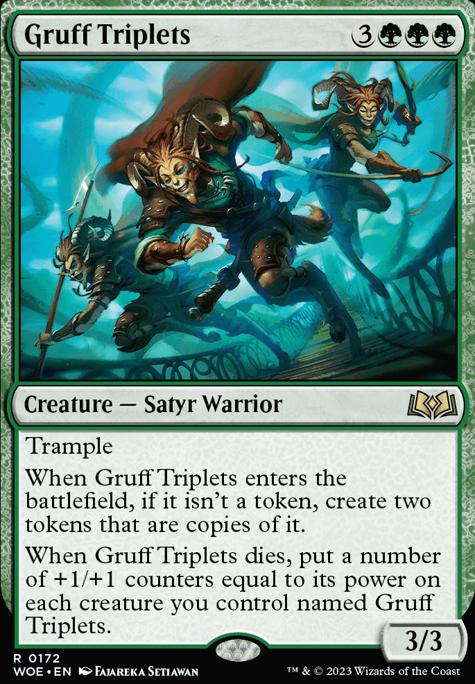 Gruff Triplets feature for Blink and you'll miss it