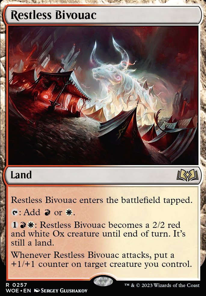 Restless Bivouac feature for Boros Tinker
