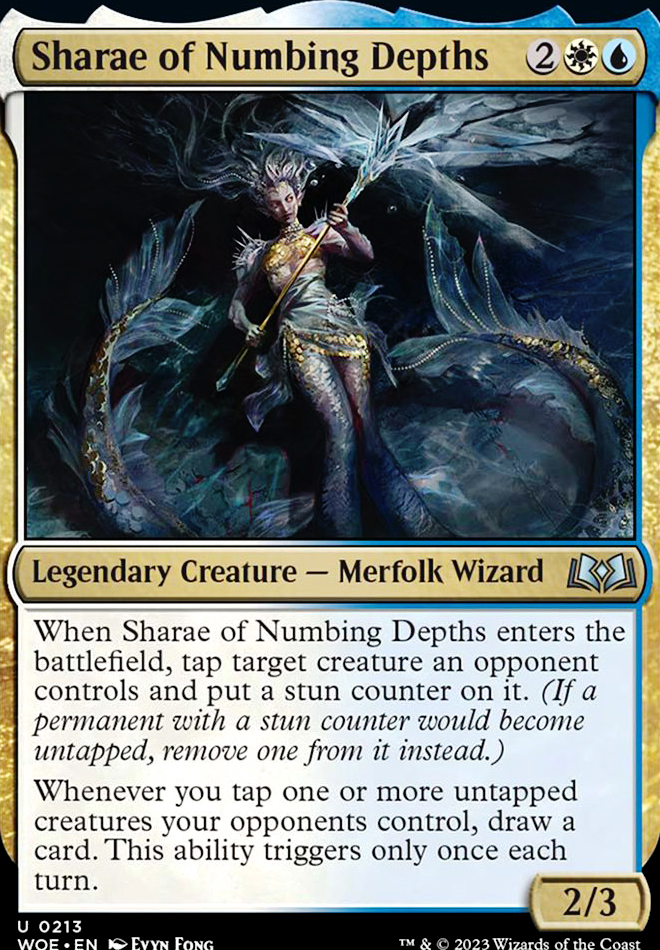 Sharae of Numbing Depths feature for Sharae, Stungun Connoisseur