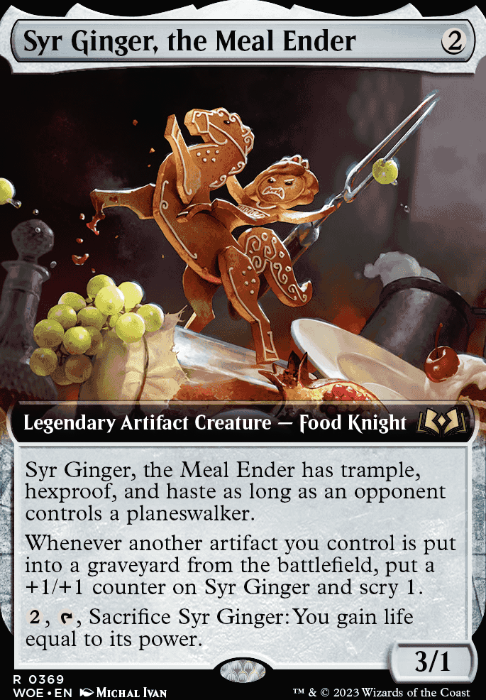 Syr Ginger, the Meal Ender feature for Ginger Revenge