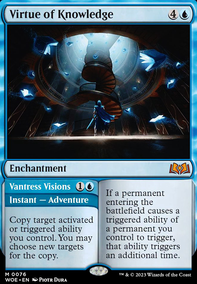 Virtue of Knowledge feature for Kiora, Master of the Blink