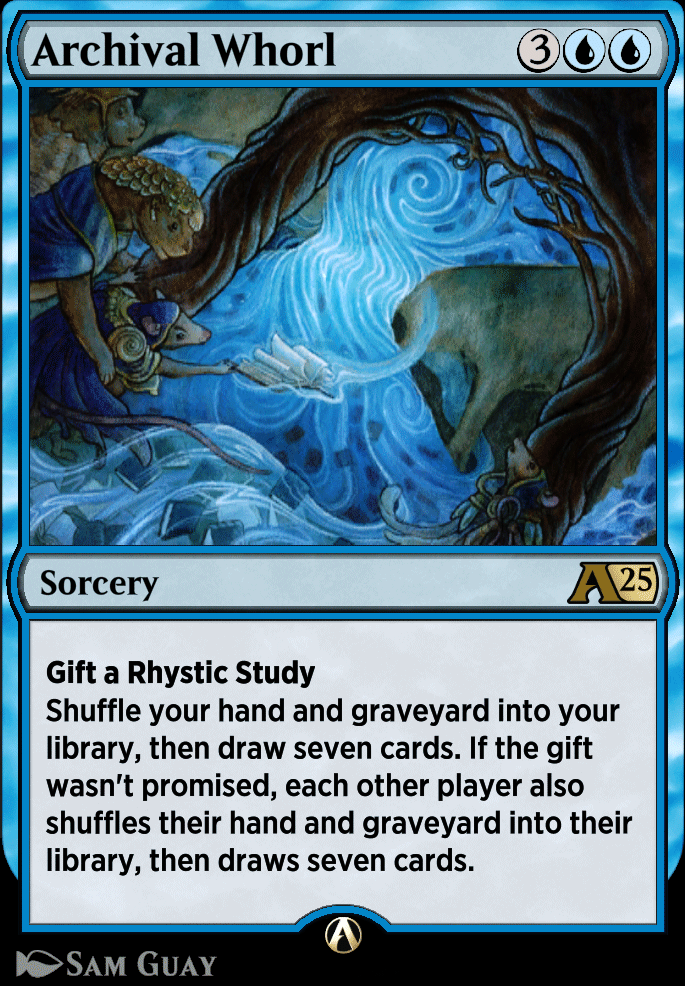 Archival Whorl feature for crab mill