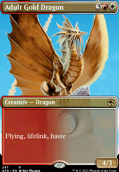 Featured card: Adult Gold Dragon