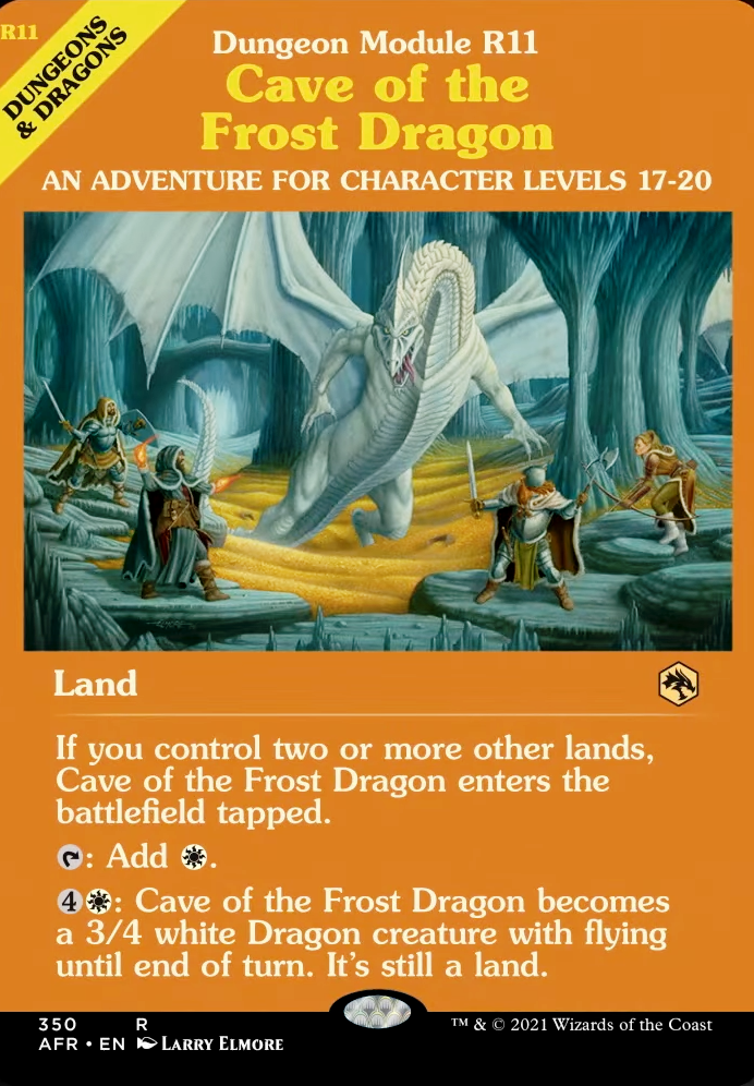 Featured card: Cave of the Frost Dragon