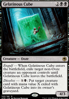 Gelatinous Cube feature for Budget Commander Jumpstart