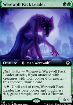 Werewolf Pack Leader feature for Gruul Werewolves