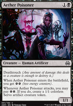 Aether Poisoner feature for Favorite Deck