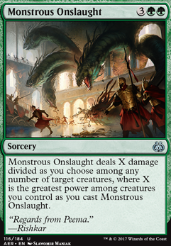 Featured card: Monstrous Onslaught