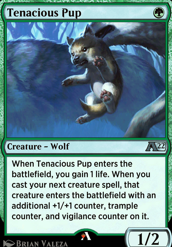 Tenacious Pup feature for Big Bad Wolf