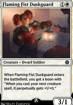 Flaming Fist Duskguard