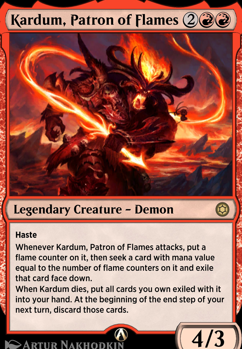 Kardum, Patron of Flames