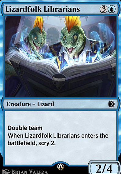 Lizardfolk Librarians