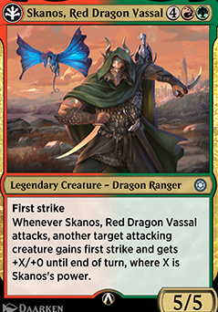 Featured card: Skanos, Red Dragon Vassal