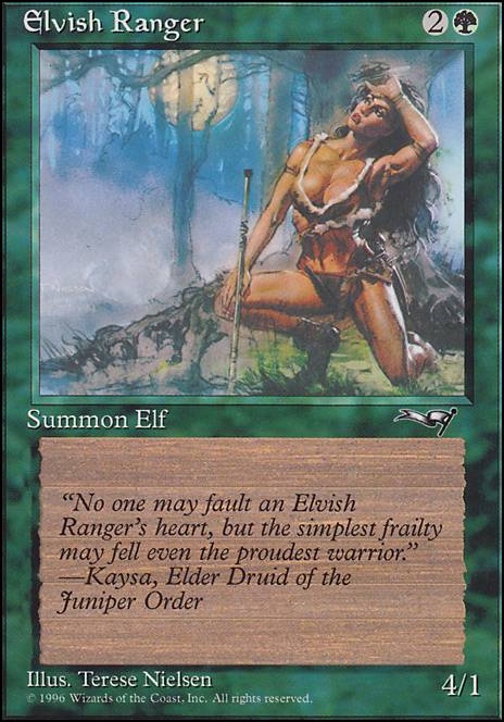 Elvish Ranger feature for Green Elves Mana