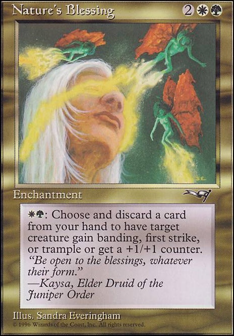 Featured card: Nature's Blessing