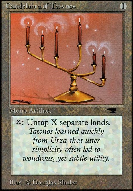 Candelabra of Tawnos feature for Artifact Deck 2.0
