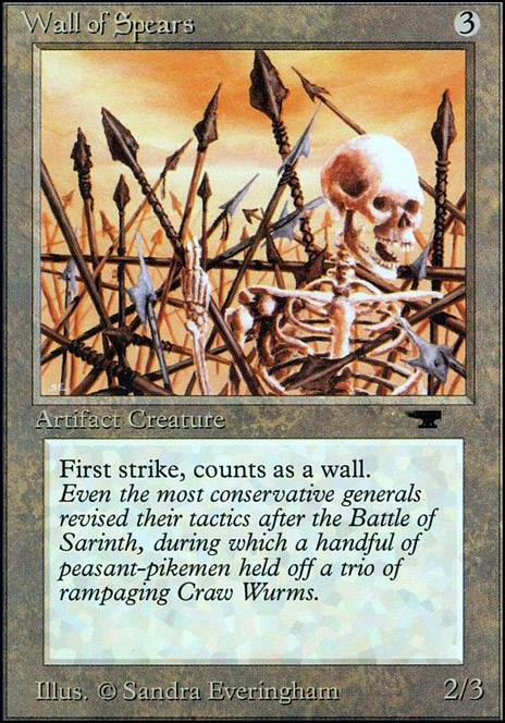 Featured card: Wall of Spears