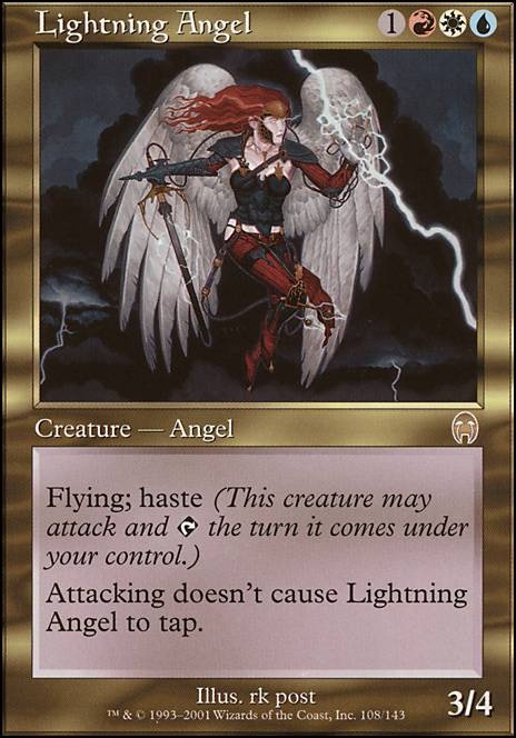 Lightning Angel feature for Jeskai Lightning Tribal
