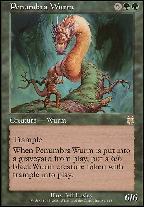 Penumbra Wurm feature for Animar Goes to Arrakis