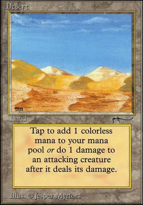 Desert feature for Son of the Desert - And other Tokens