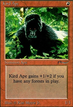 Kird Ape feature for I make ape tribal commander deck