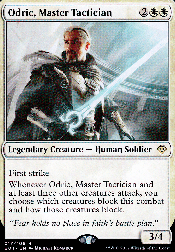 Commander: Odric, Master Tactician