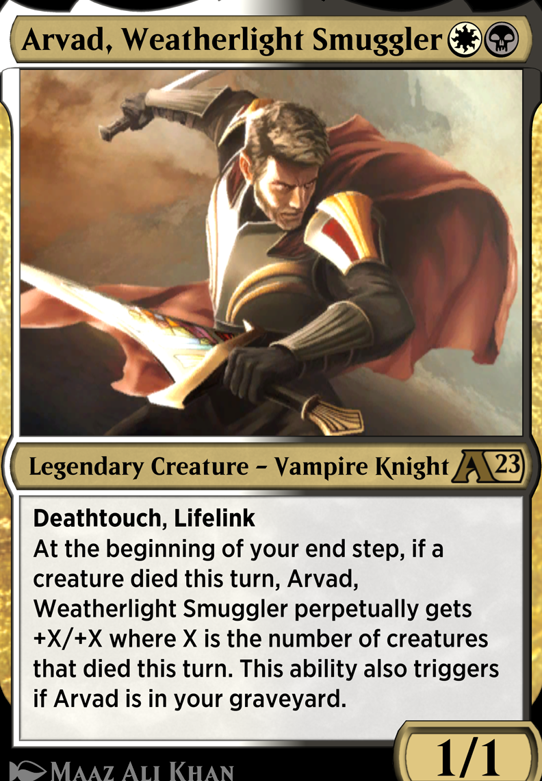 Featured card: Arvad, Weatherlight Smuggler