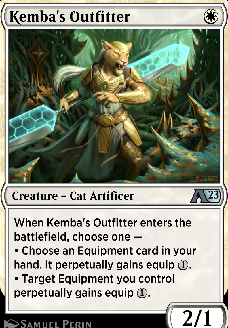 Kemba's Outfitter feature for Cat Equipment.