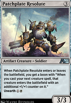 Featured card: Patchplate Resolute