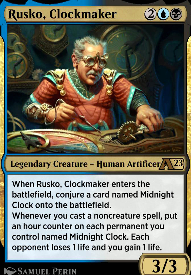 Featured card: Rusko, Clockmaker