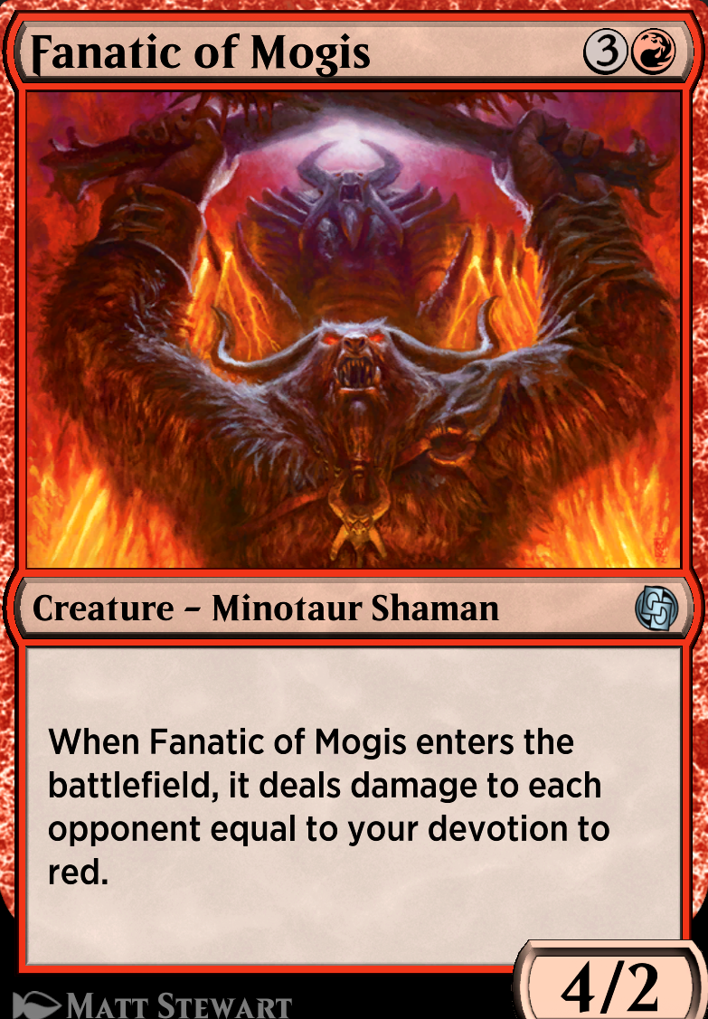 Fanatic of Mogis feature for Mono Red Chaos