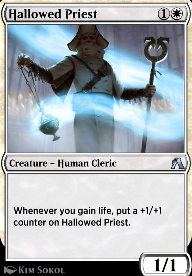 Hallowed Priest feature for Midweek Magic: Artisan - Orzhov Lifegains