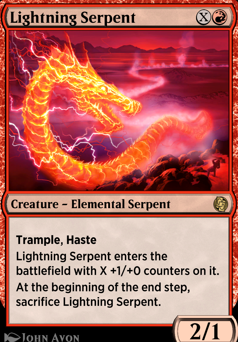 Featured card: Lightning Serpent