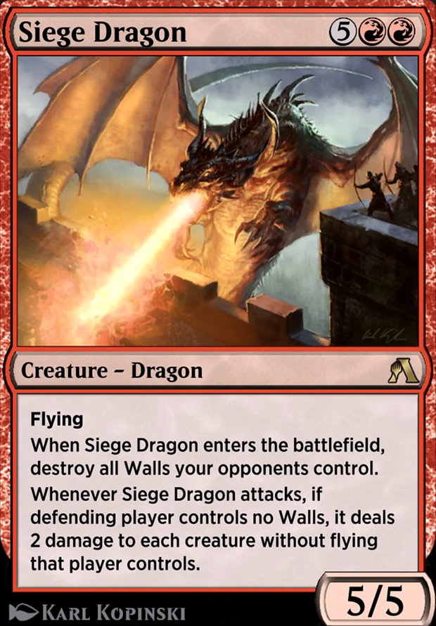 Featured card: Siege Dragon