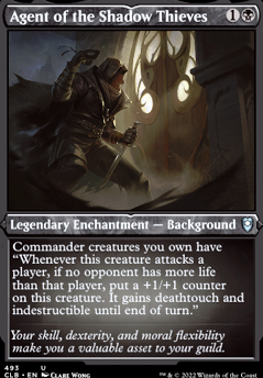 Commander: altered Agent of the Shadow Thieves