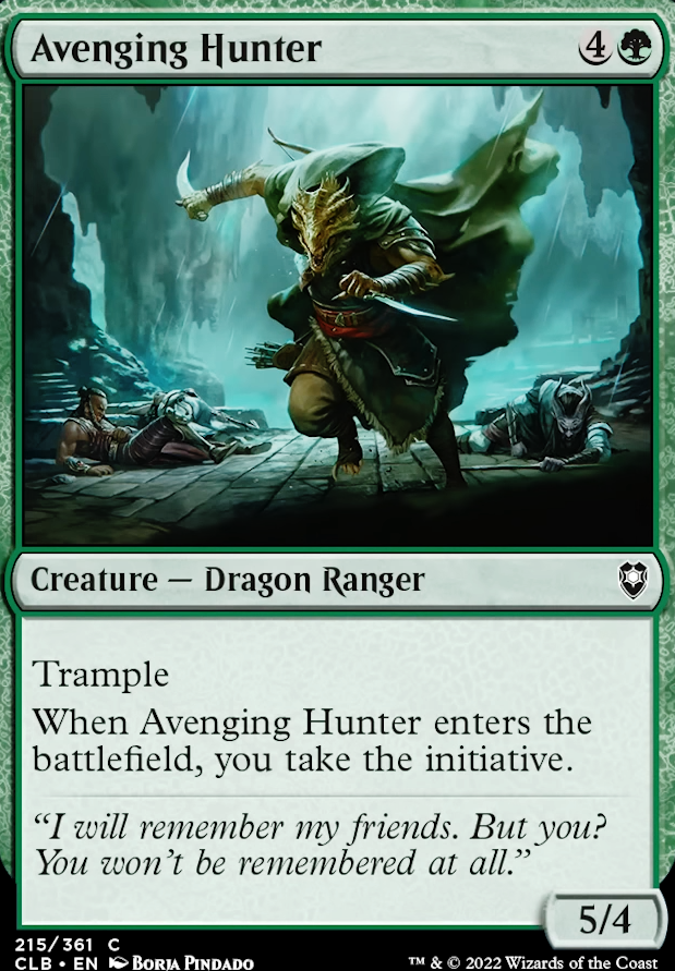 Avenging Hunter feature for Temur Dragon Control