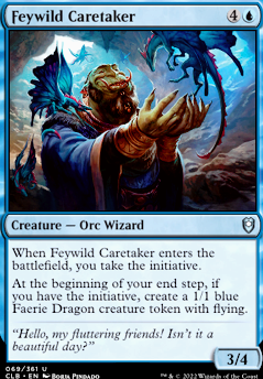 Feywild Caretaker feature for Mono blue initiativ
