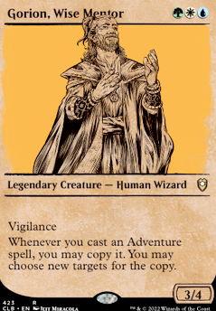 Featured card: Gorion, Wise Mentor