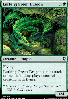 Featured card: Lurking Green Dragon