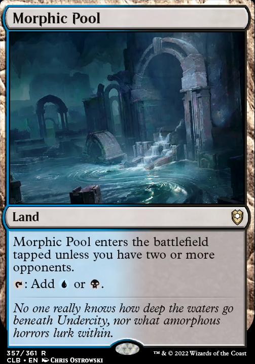 Morphic Pool feature for Nicol Bolas Planeswalker Commander