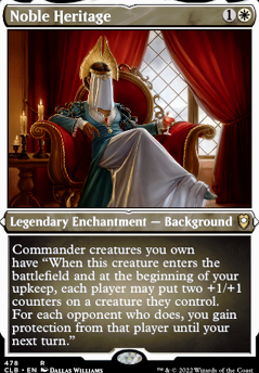 Commander: altered Noble Heritage