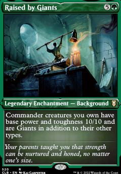 Commander: altered Raised by Giants