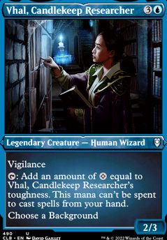 Featured card: Vhal, Candlekeep Researcher