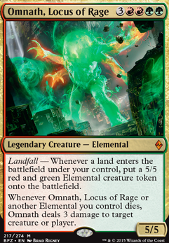 Omnath, Locus of Rage feature for Omnath the Mean Green Jellybean