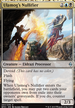 Ulamog's Nullifier feature for Pioneer - Esper Taxes