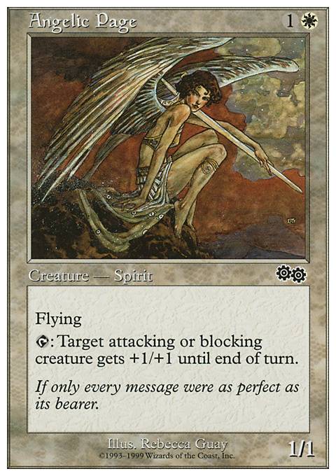 Featured card: Angelic Page