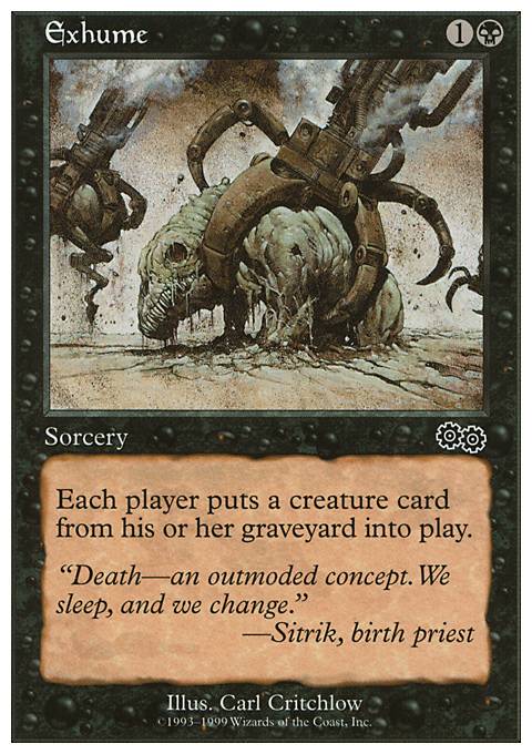 Featured card: Exhume