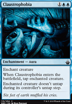 Claustrophobia feature for You Can't Play It: Azorious Control Deck